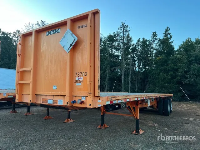 2018 Great Dane 36 ft T/A Flatbed Trailer