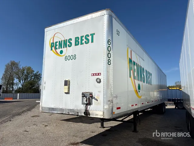 2014 Wabash DVCVHPC 53 ft x 102 in T/A Van Trailer