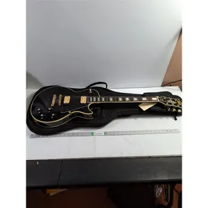 Late 1970's Aspen Les Paul Custom Copy Made in Japan-Set Neck and Dimarzio Pickups with Soft Case