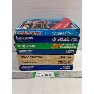 (7) Vintage Intellivision Video Game Cartridges