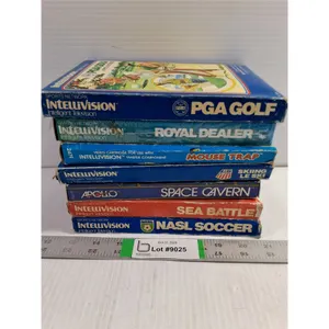 (7) Vintage Intellivision Video Game Cartridges