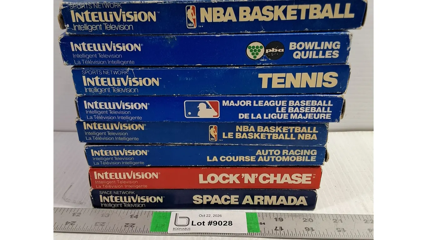 (8) Vintage Intellivision Game Cartridges