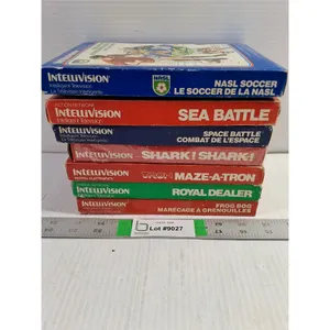 (7) Vintage Intellivision Video Game Cartridges