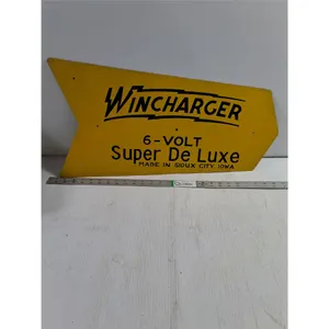 Vintage Double Sided Wincharger Advertising Sign-24" in length