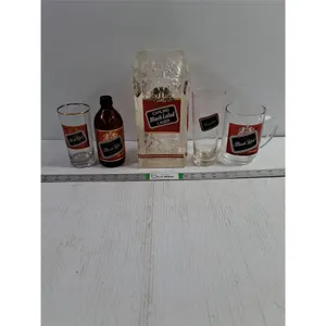 Vintage Black Label Beer Lot-Ice cube Bar Top Display,Glasses,Mug ,Stubby Bottle