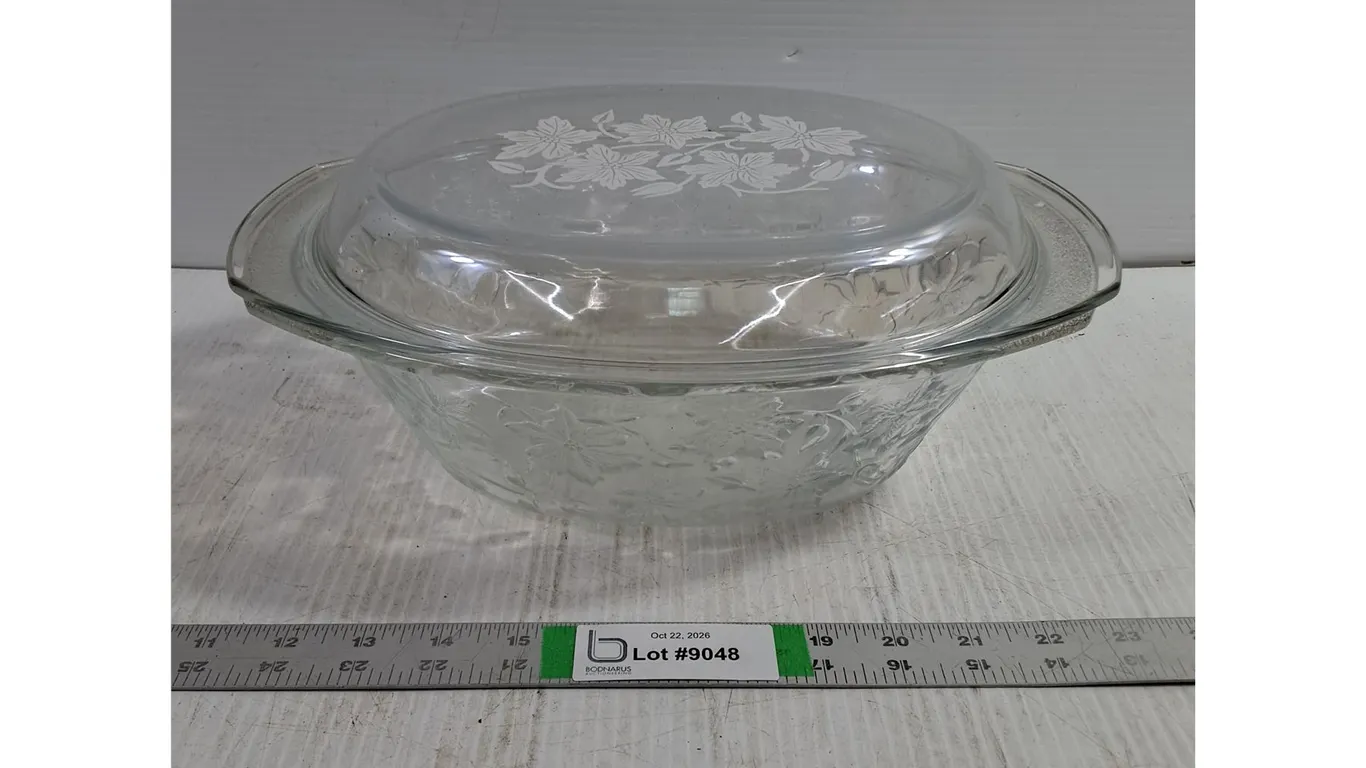 Princess House Fantasia Casserole Dish&Oval Lid 3 Quart