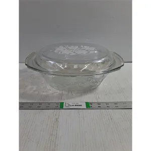 Princess House Fantasia Casserole Dish&Oval Lid 3 Quart