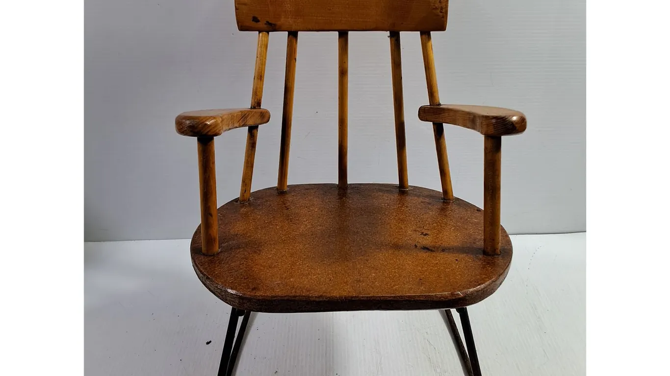 Vintage Miniature Rocking Chair, Pickup Only