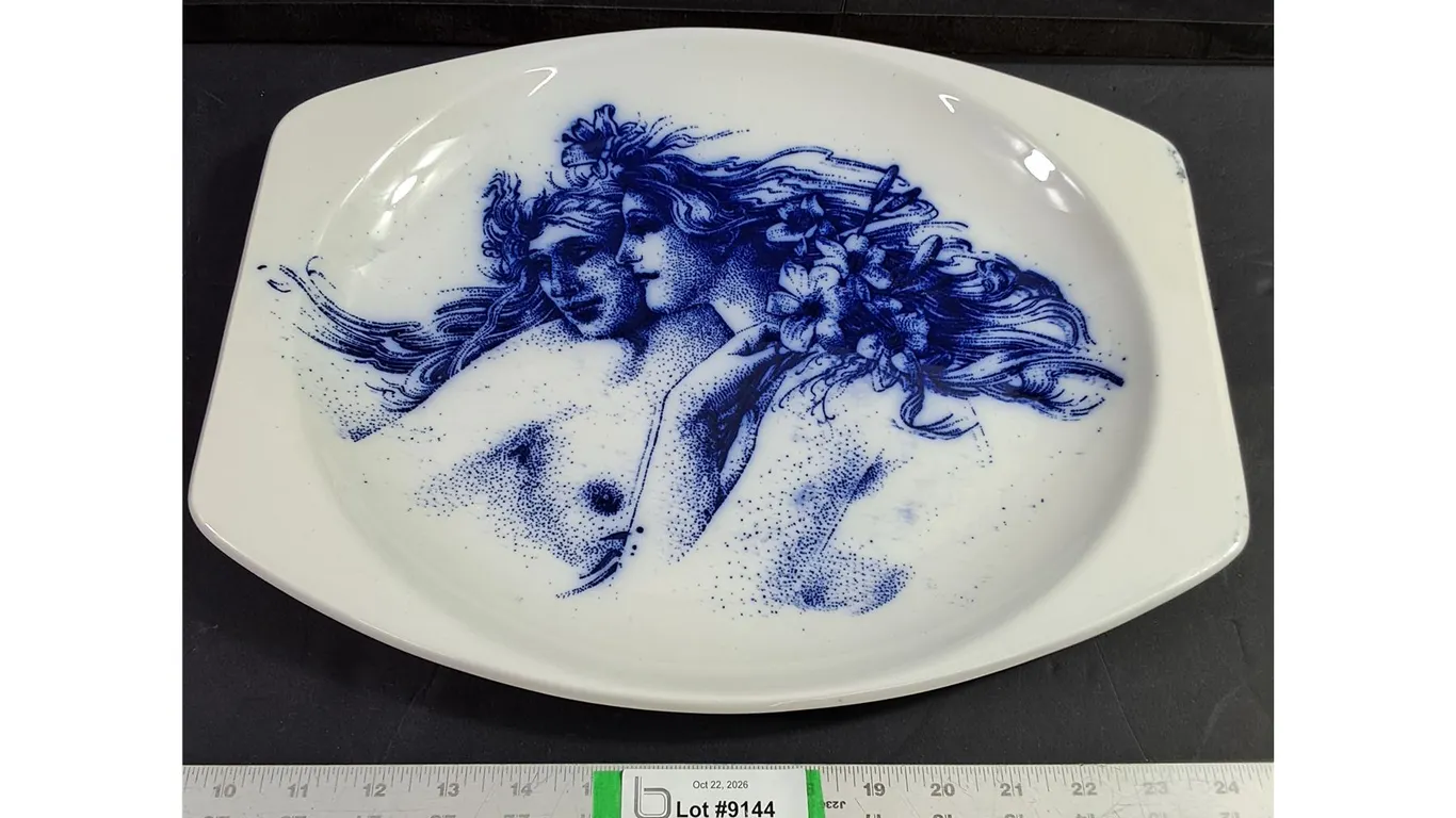 MCM Ceramic Platter by J&G Meakin "Studio" Shape- Made in England