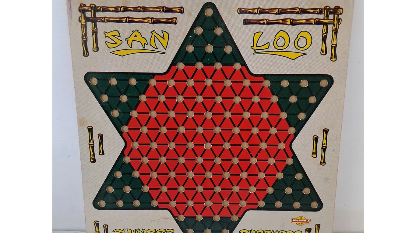San Loo Chinese Checkers and Checkers Board