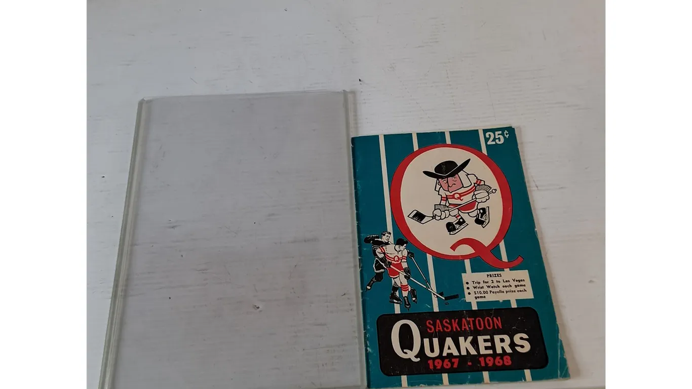Saskatoon Quakers Hockey Schedule Book 1967-1968