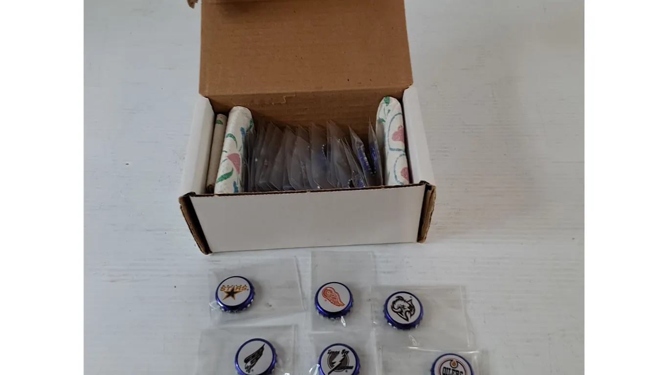 Assorted Labatt Blue NHL Hockey Logo Beer Caps