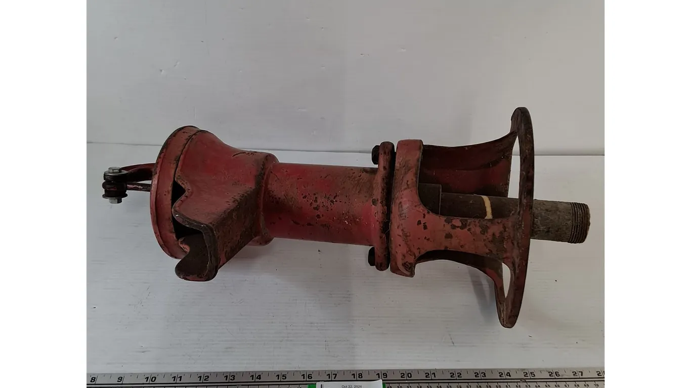 Red Iron Hand Pitcher Pump, Pickup Only
