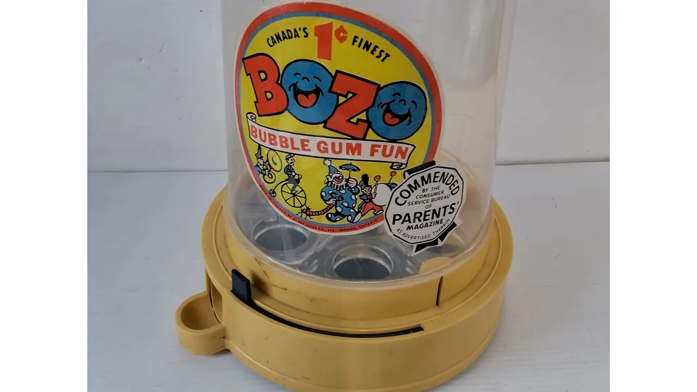 Bozo Bubble Gum Dispenser As-Is