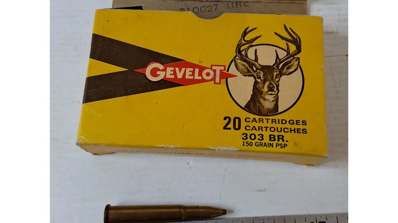 *^Box of (20) Gevelot .303 British Bullets Cartridges No Shipping, PAL Required