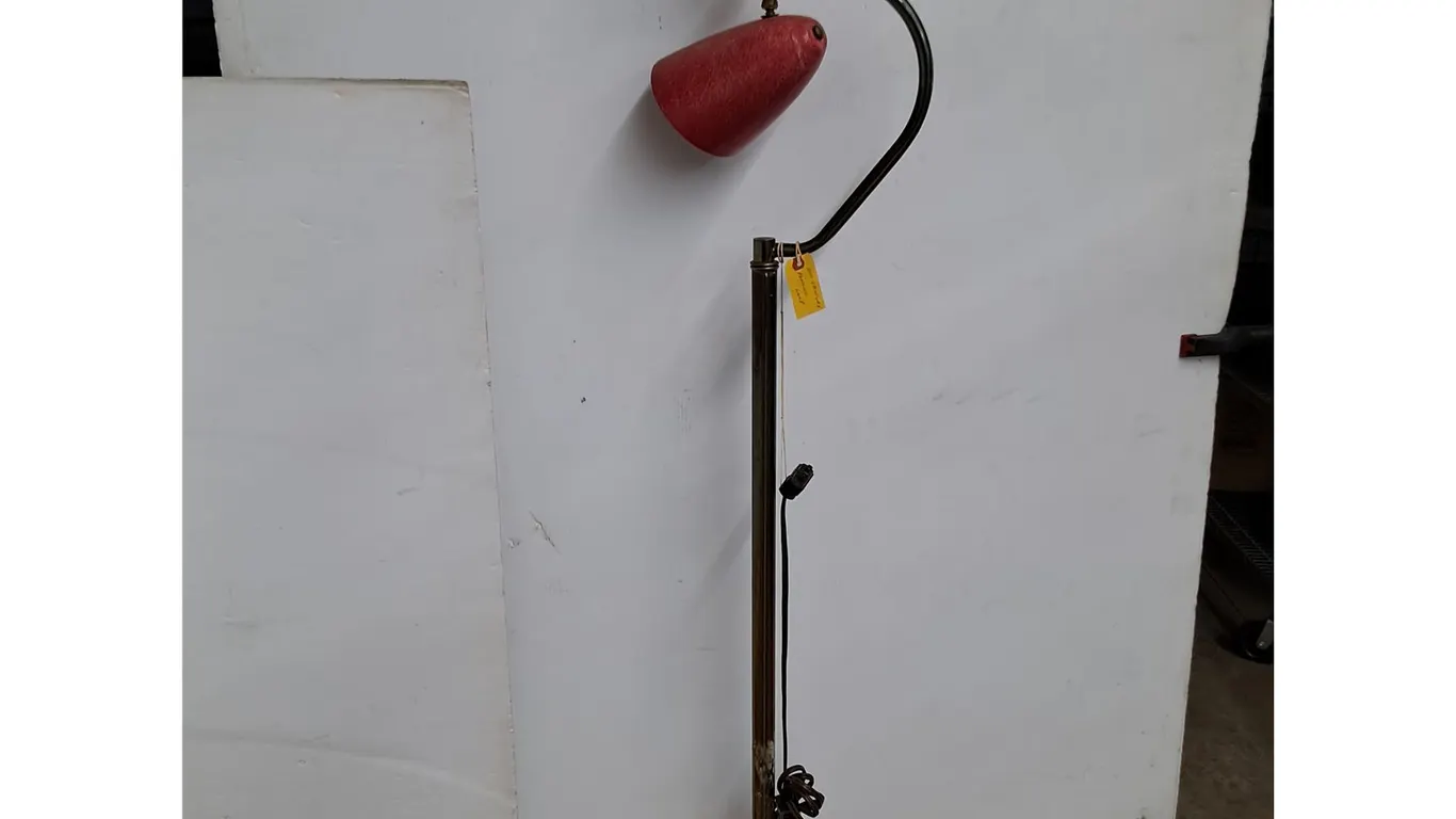 *Vintage Floor Lamp 60" (untested,cannot ship)
