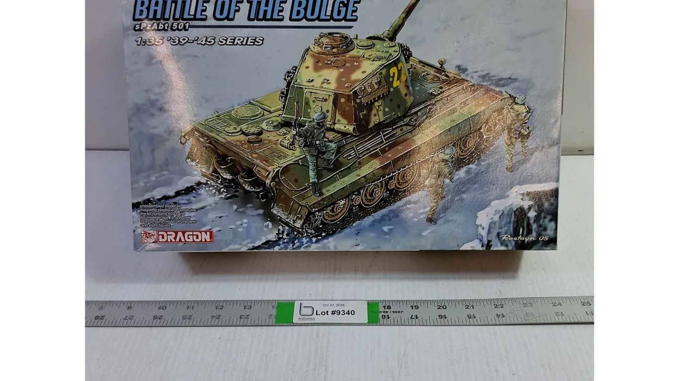 1:35 39-45 Series Battle of the Bulge-King Tiger Henschel Turret (NIB) Model Kit