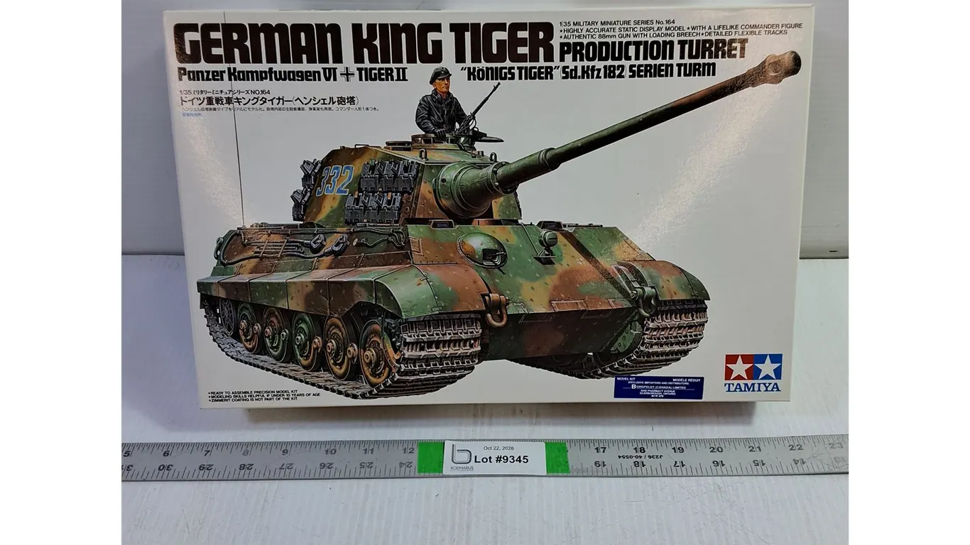 Tamiya 1:35 German King Tiger Production Turet (NIB) Model Kit