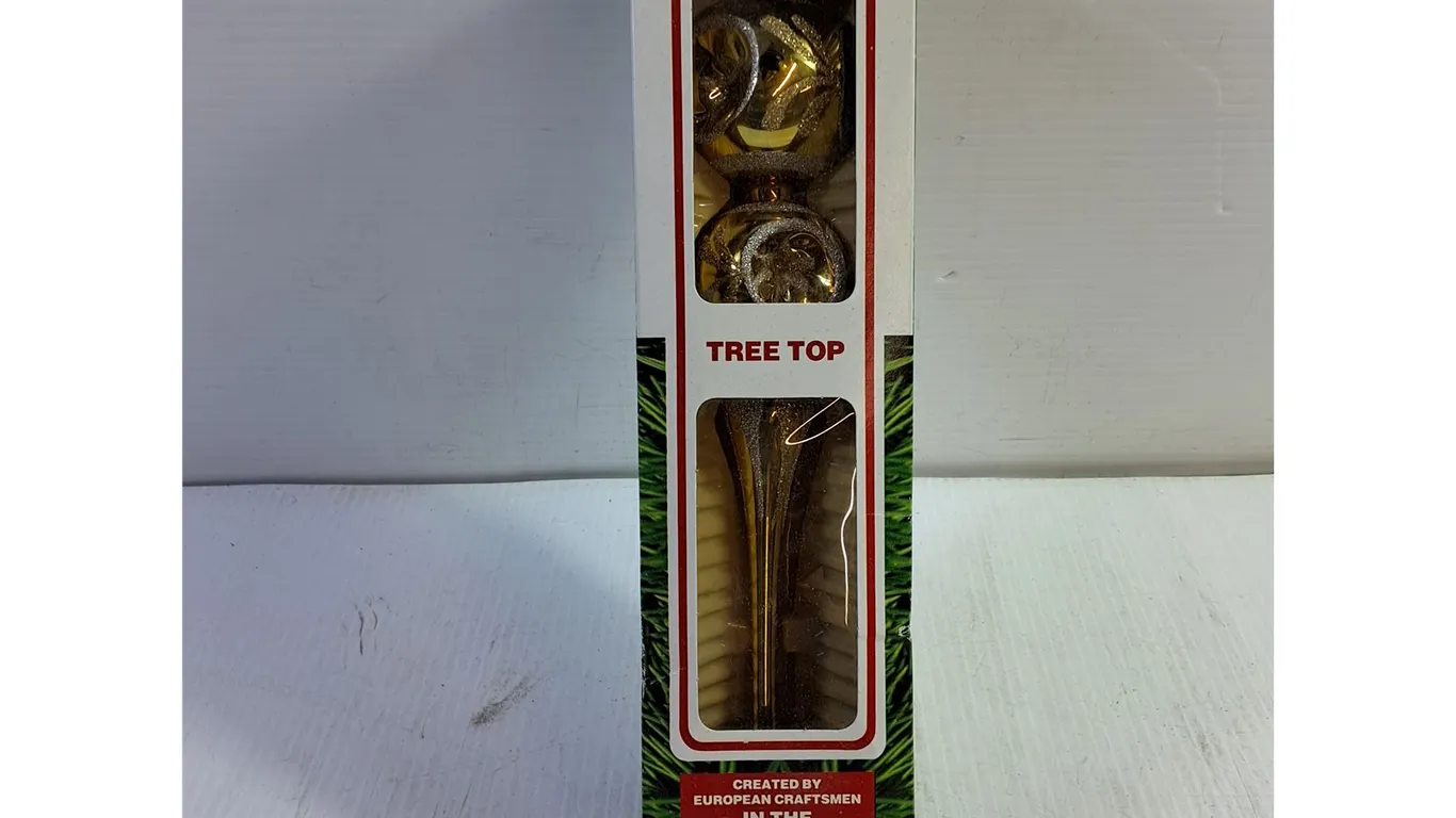 Hand Crafted Christmas Tree Top (NIB)