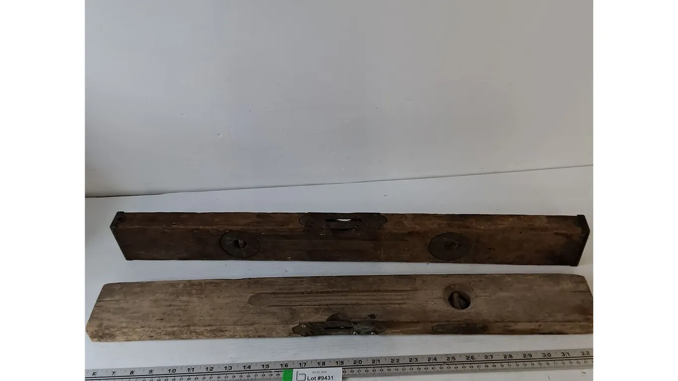 (2) Wooden Level Boards As-Is