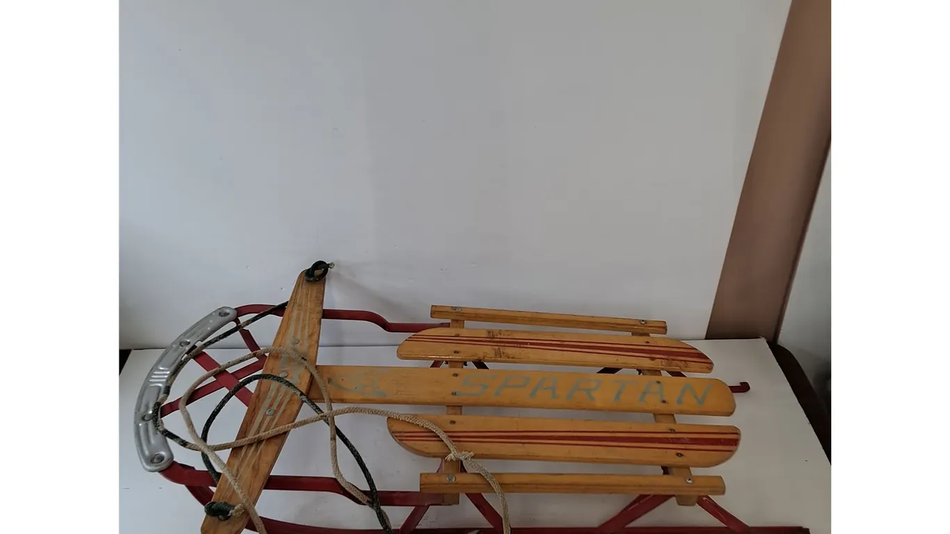 *Vintage Wooden Snow Sled Spartan Brand, Pickup Only