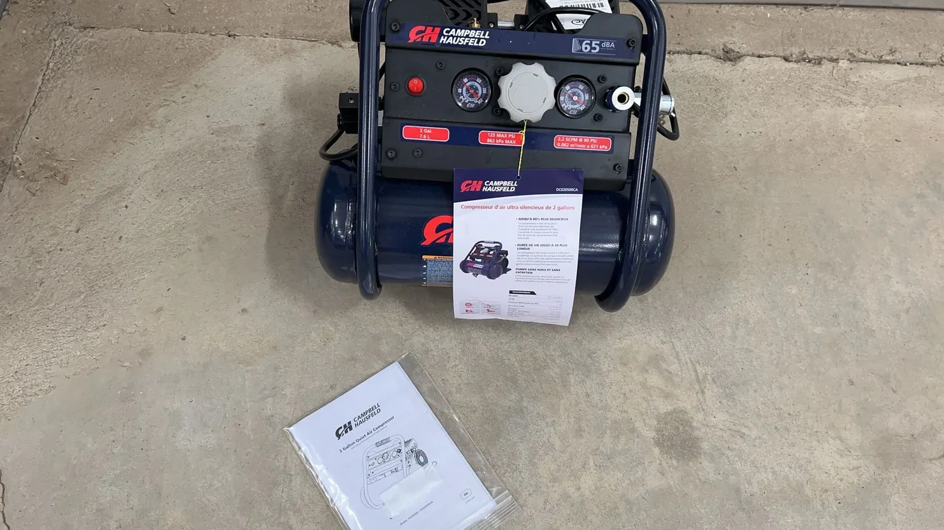 Two Gallon Campbell Air Compressor