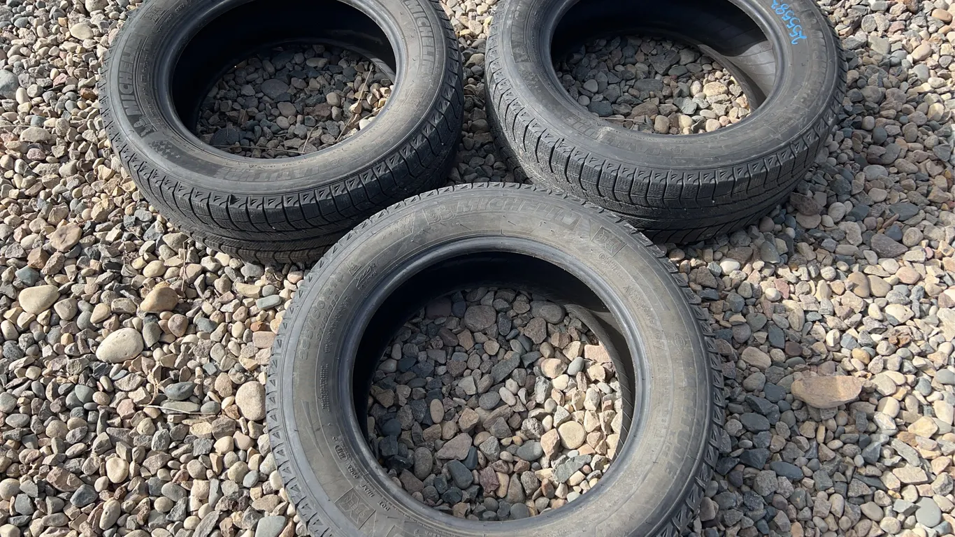 3 - 235/60R18 Michelin Winter Tires