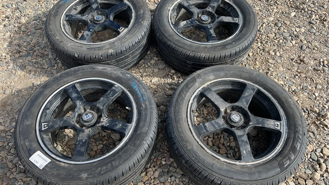 4 - 225/55R17 Solarus All Season Tires with Rims