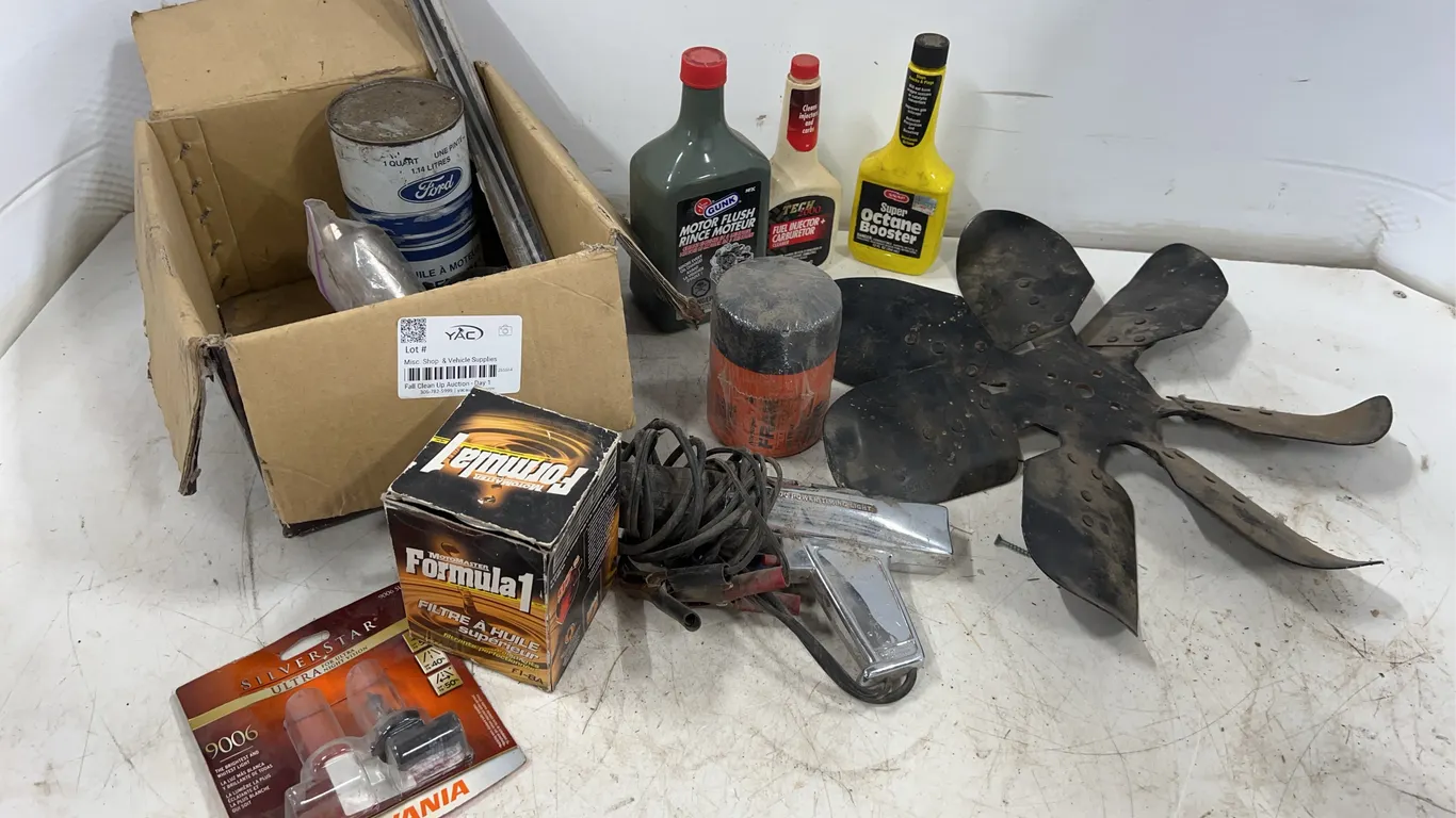 Misc. Shop & Vehicle Supplies