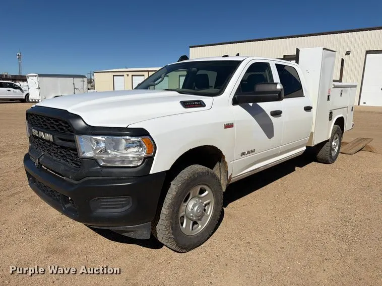 2020 RAM 3500 Crew Cab utility bed pickup truck