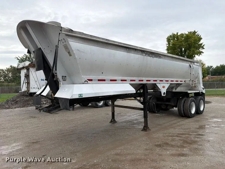 2001 Everlite end dump trailer