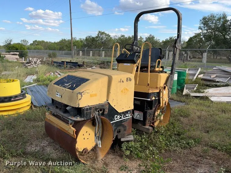2002 Caterpillar CB-214D double drum vibratory roller