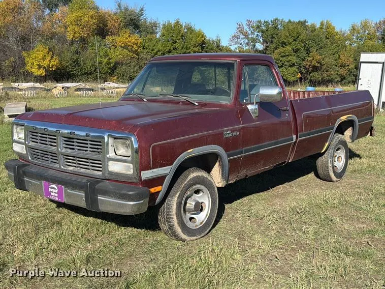 1993 Dodge W150 pickup truck