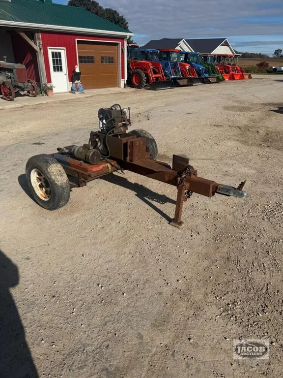 Home made wood splitter
