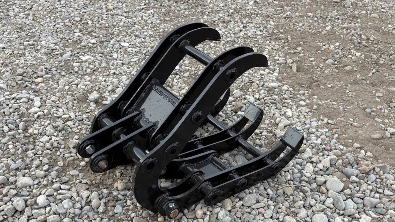Unused Mini Excavator Grapple Attachment