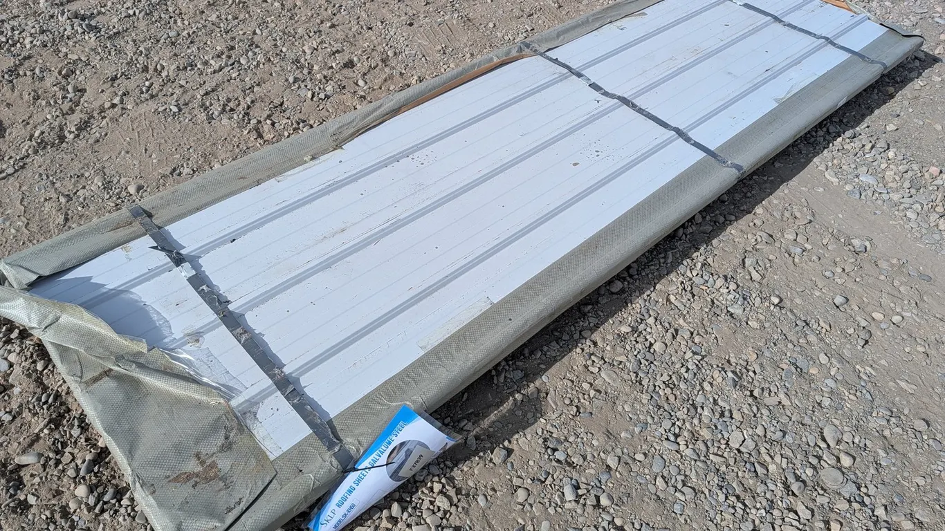 (50) Unused SK-H50 Galvanized Roofing Sheets