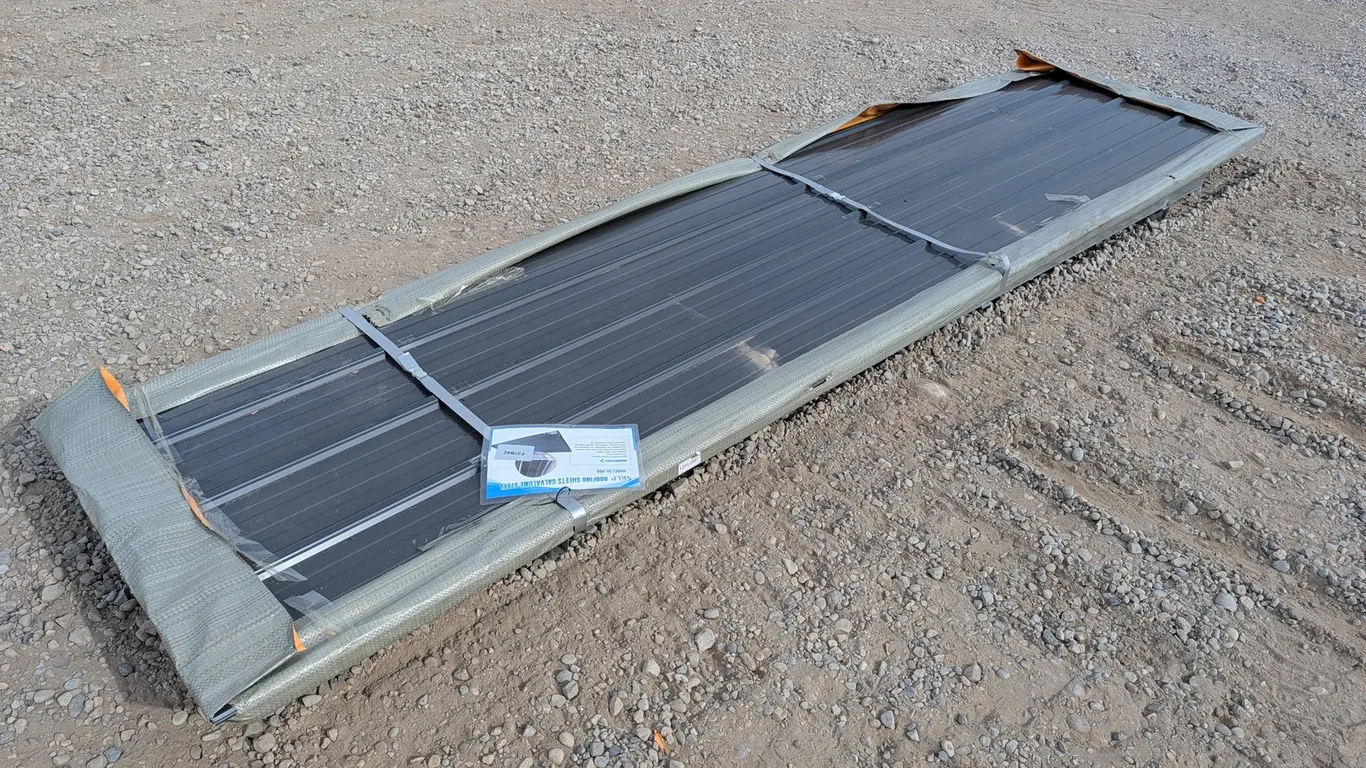 (50) Unused SK-H50 Galvanized Roofing Sheets