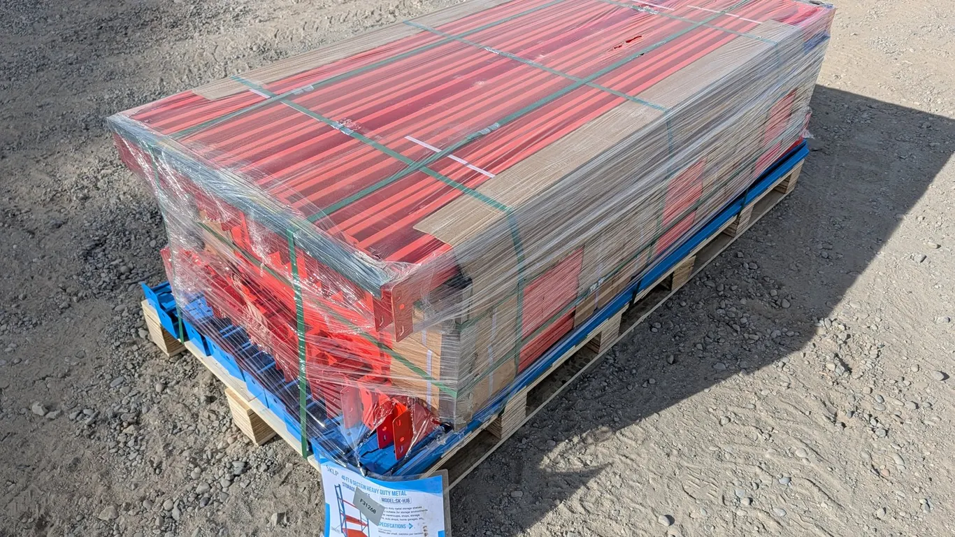 SKLP SK-HJ6 40' 6 Section Heavy Duty Metal Storage Shelves