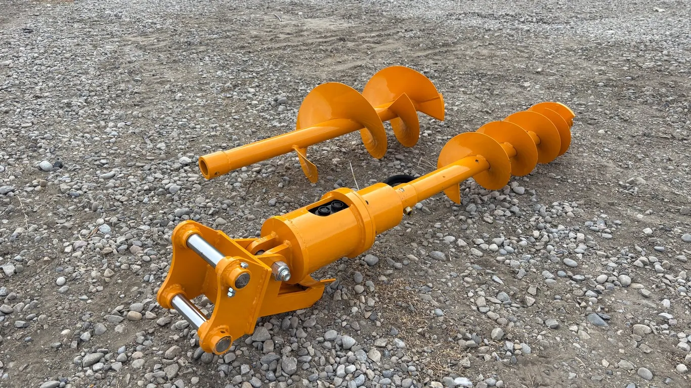 Unused 2026 GIYI Mini Excavator Hydraulic Auger w/ (2) Bits