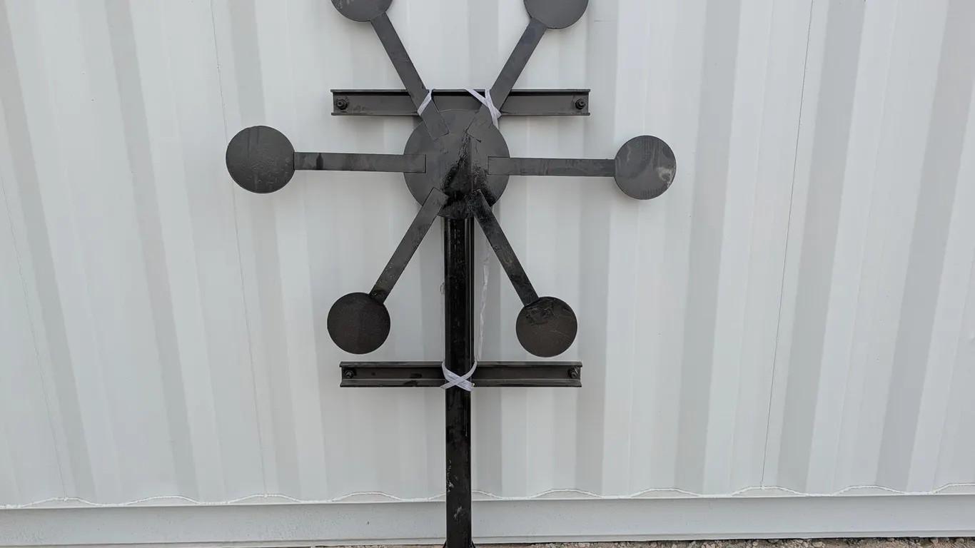 Unused Steel Animal Target - Windmill