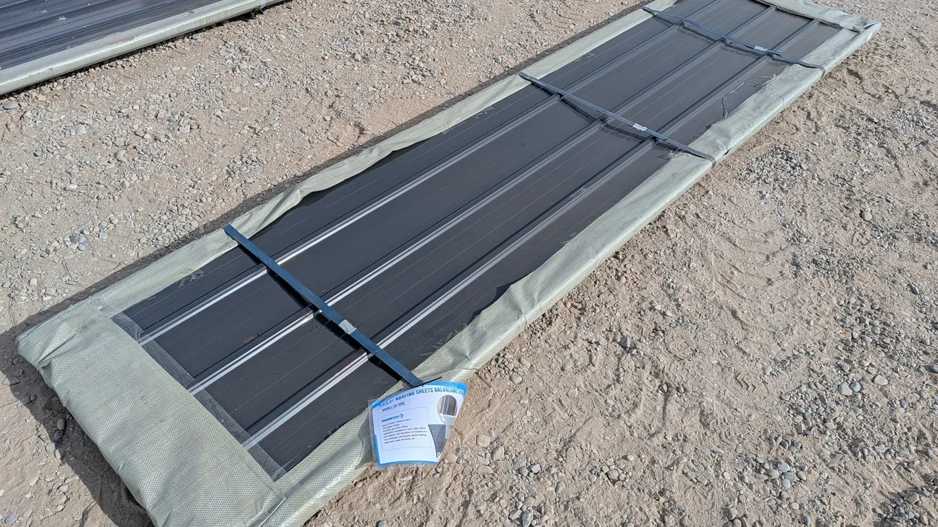 (50) Unused SK-H50 Galvanized Roofing Sheets