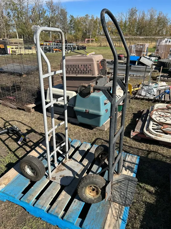 (2) Hand Trucks (1 Needs New Wheel)