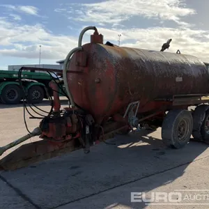 Twin Axle Draw Bar PTO Driven Slurry Tanker 