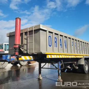 Okm Tri Axle Bulk Tipping Trailer 