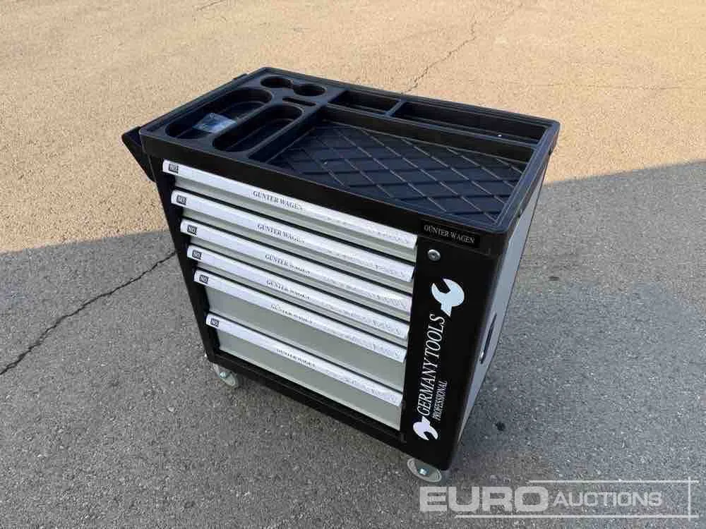 Unused German Tools Tool Cart, With Tools