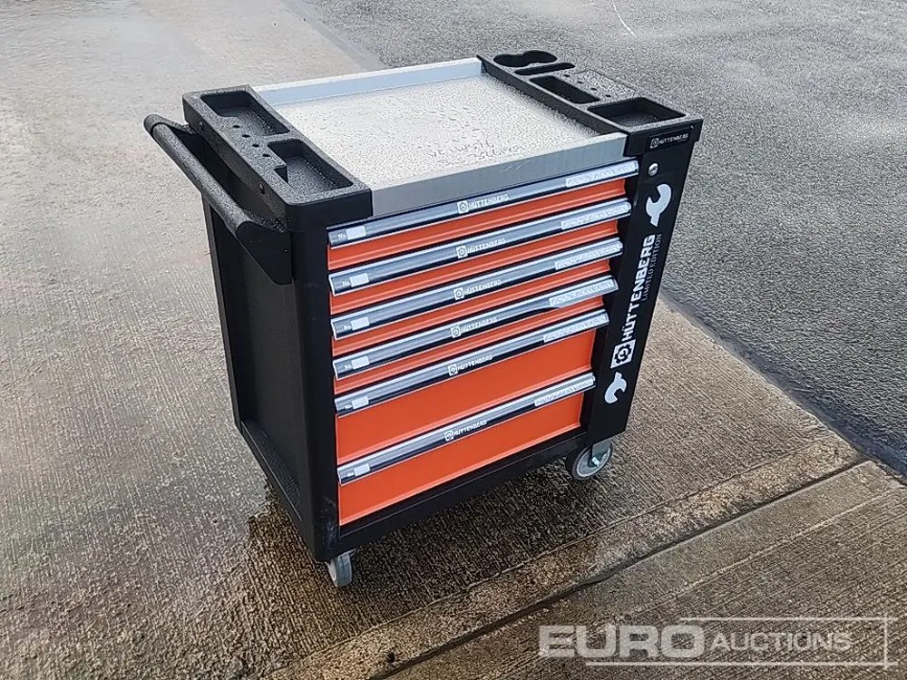 Unused Huttemberg Tool Cart, With Tools