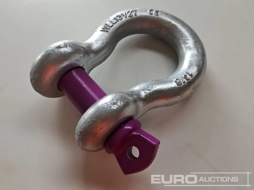 Unused 1-3/8" Bow Shackle (2 of)