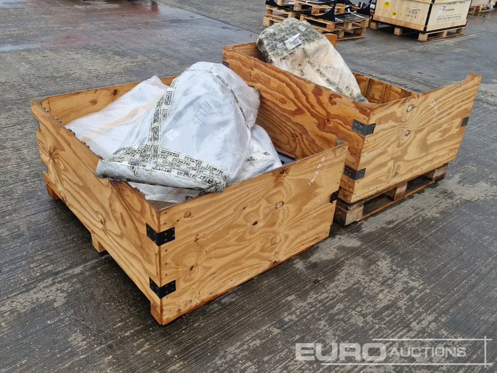Unused Stillage of Rear Side Ducts & 5" Extension Tubes, Stillage of Exciter Shafts, Window Frame, Baffle Plate (2 of), Dash Panel, Framework Assembl