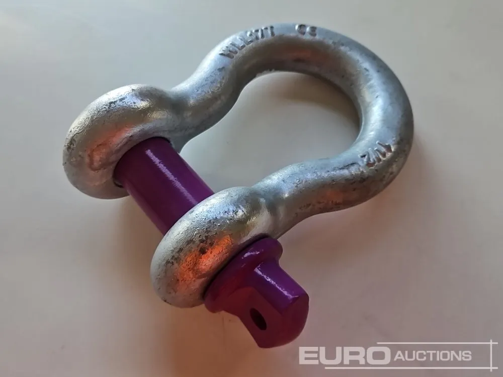 Unused 1-1/2" Bow Shackle (3 of)