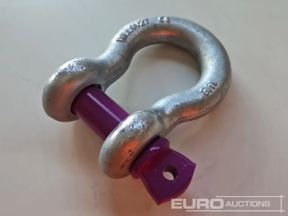 Unused 1-1/8" Bow Shackle (8 of)